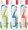 RADIUS Kidz Toothbrush Children's Right Hand BPA Free ADA Accepted Designed to Clean Teeth & Gums for Children 6 Years & Up - Assorted Colors - Pack of 6