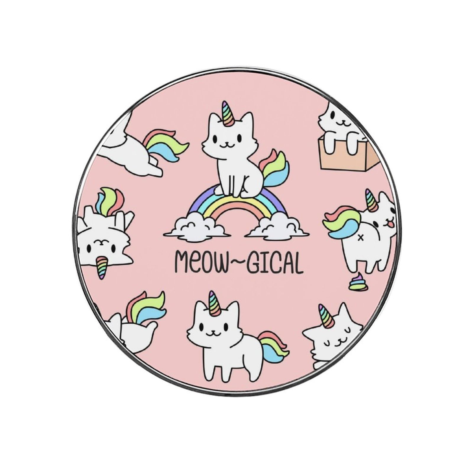 Unicorn Kitten Refrigerator Magnet Decorative Fridge Sticker For Kitchen Office Home Décor
