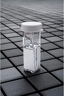 Electroporation Aluminum Plate Cuvettes 1 mm (50 per Unit) – High Voltage Generator Polished Aluminum Electrodes – Sterile & Individually Wrapped Science Lab Supplies - Round Cap Cross Section