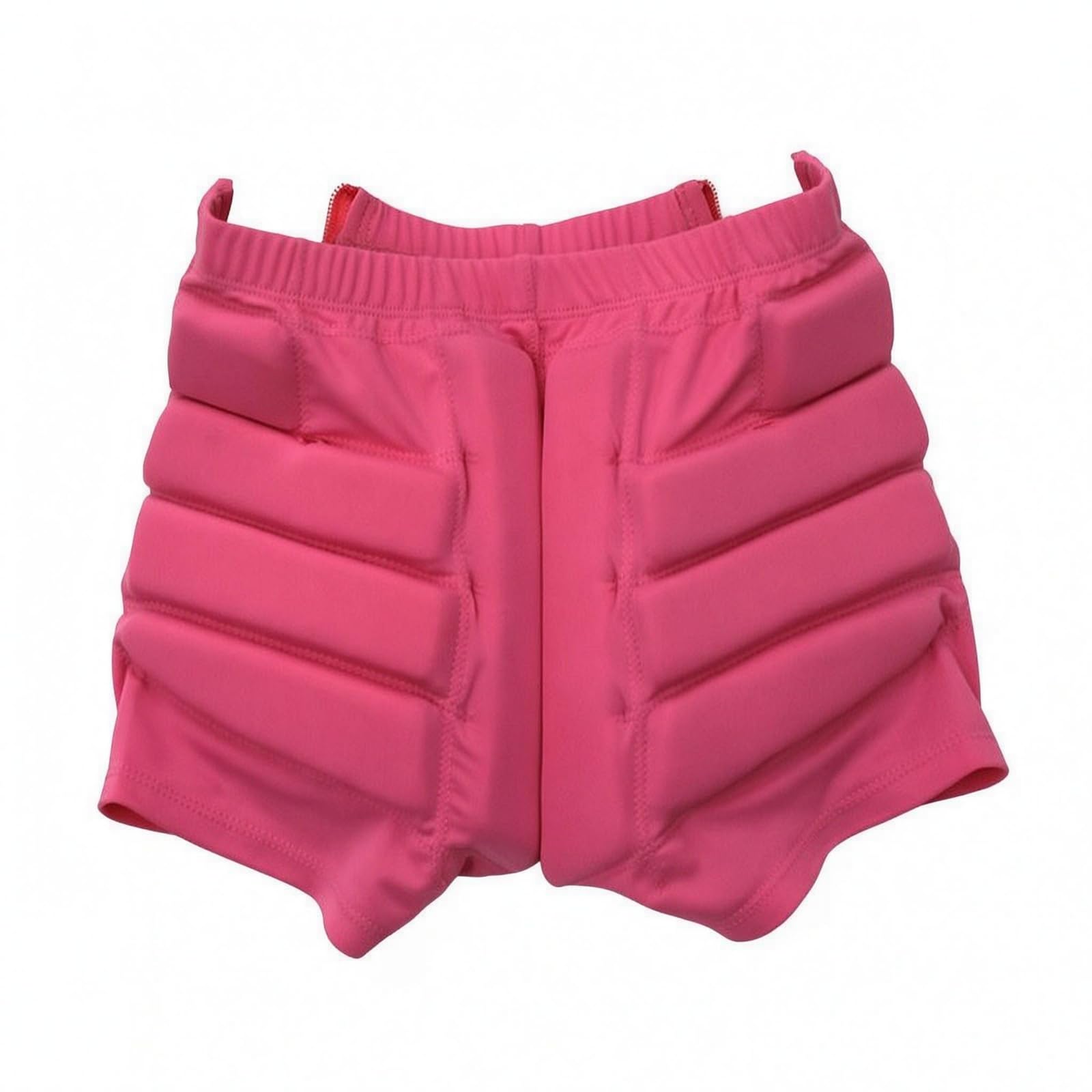 Baoblaze Pantalones Cortos Acolchados para Patinaje sobre Hielo Pantalones Protectores Culera de Impacto Ajuste Ceñido con Cremalleras Laterales y Acolchado en