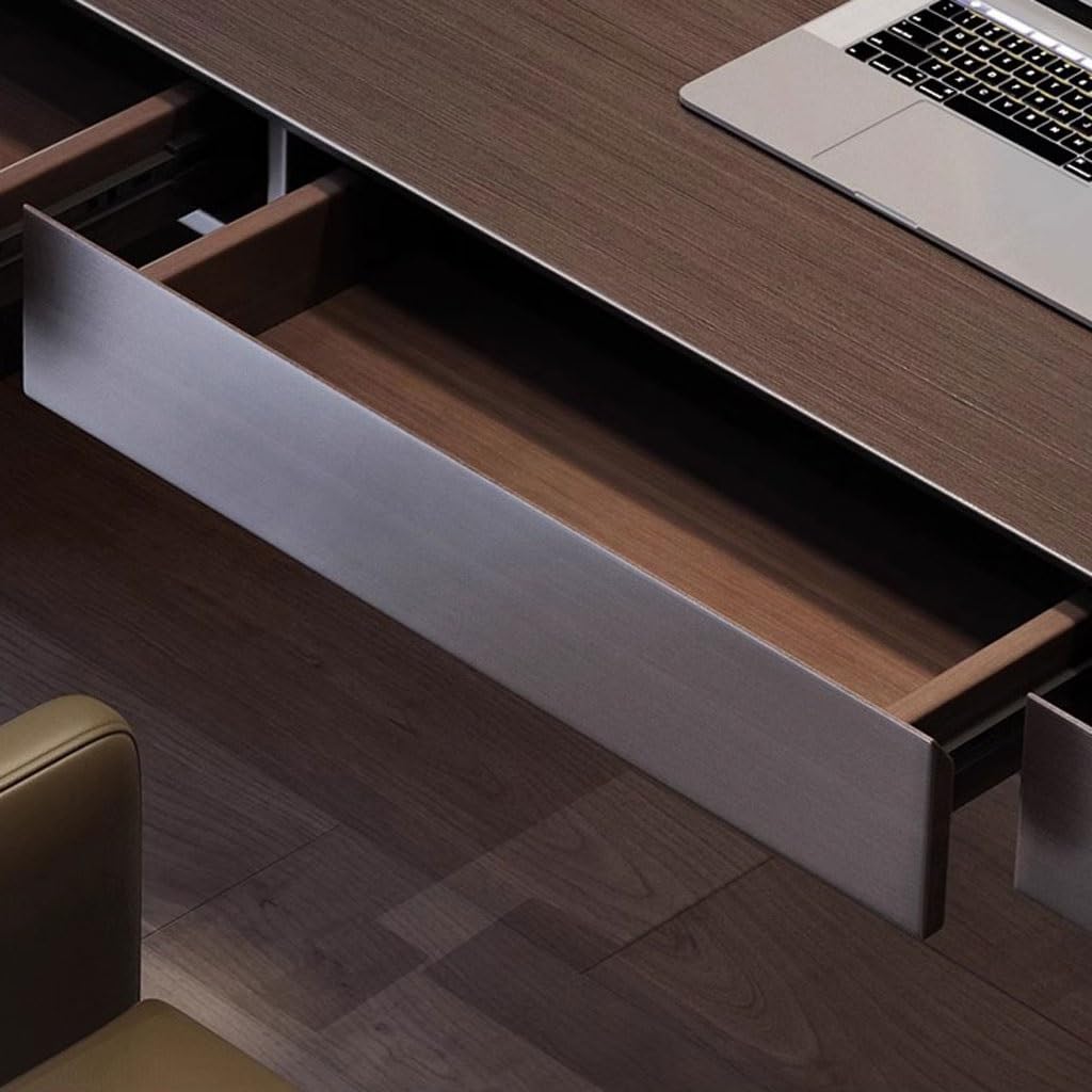 Schreibtisch Der minimalistische Schreibtisch eignet Sich for Firmenbüroschreibtische und kann auch als Heimarbeitstische Computertische verwendet Werden Büro Desk(180 * 70 * 75cm)