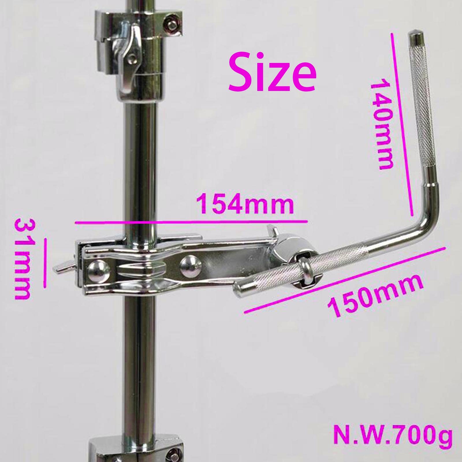 kowaku Bass Drum Cowbell Halter, Klemmhalter Montagezubehör, Langlebige Kuhglockenhalterung Halterung, Kuhglockenhalterung für Schlagzeuggeschenke