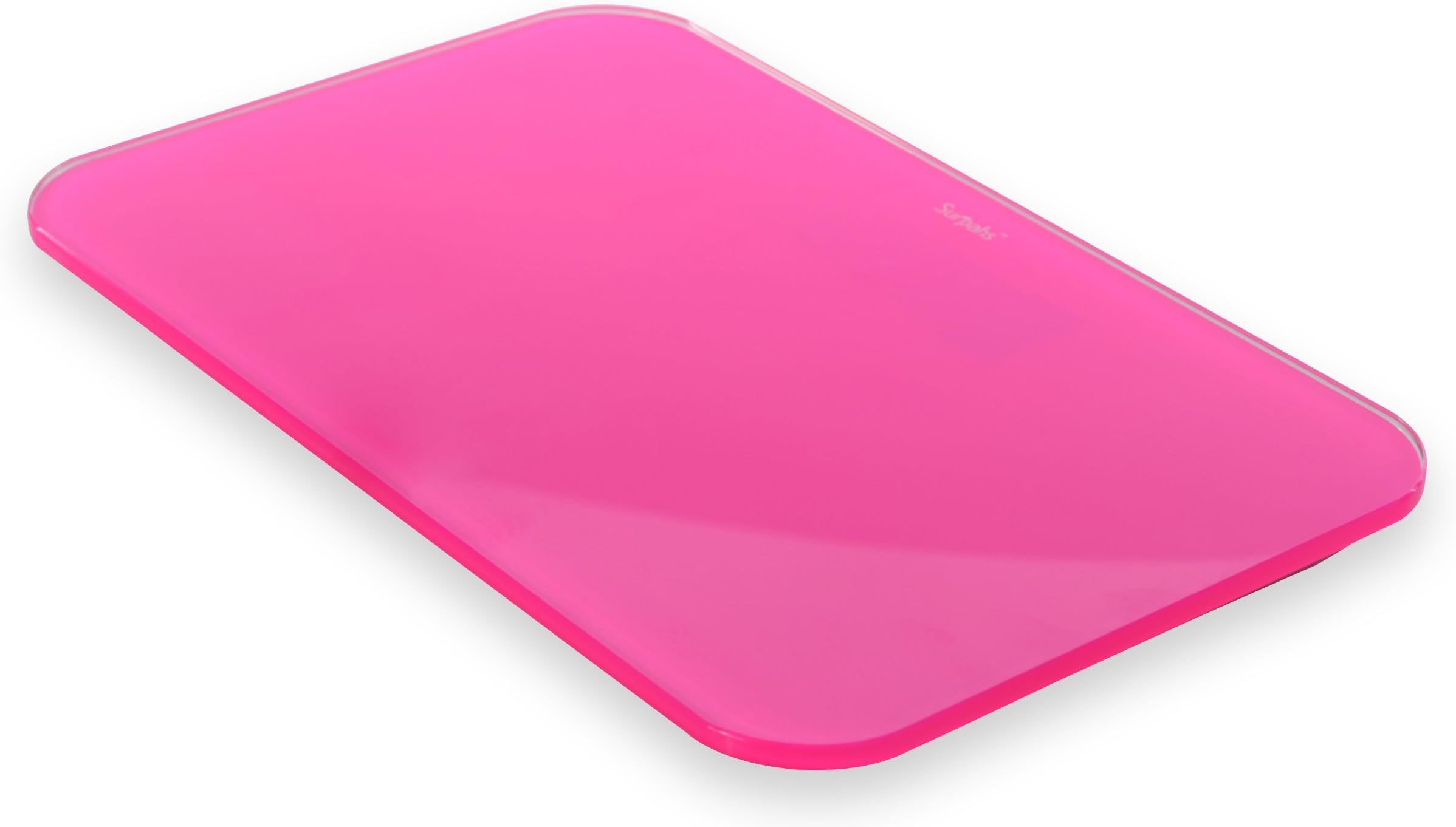 Surpahs "Step-ON" Mini Digital Bath Scale, Perfect For Kids and Vacation (Pink, 396 lb/180 kg)