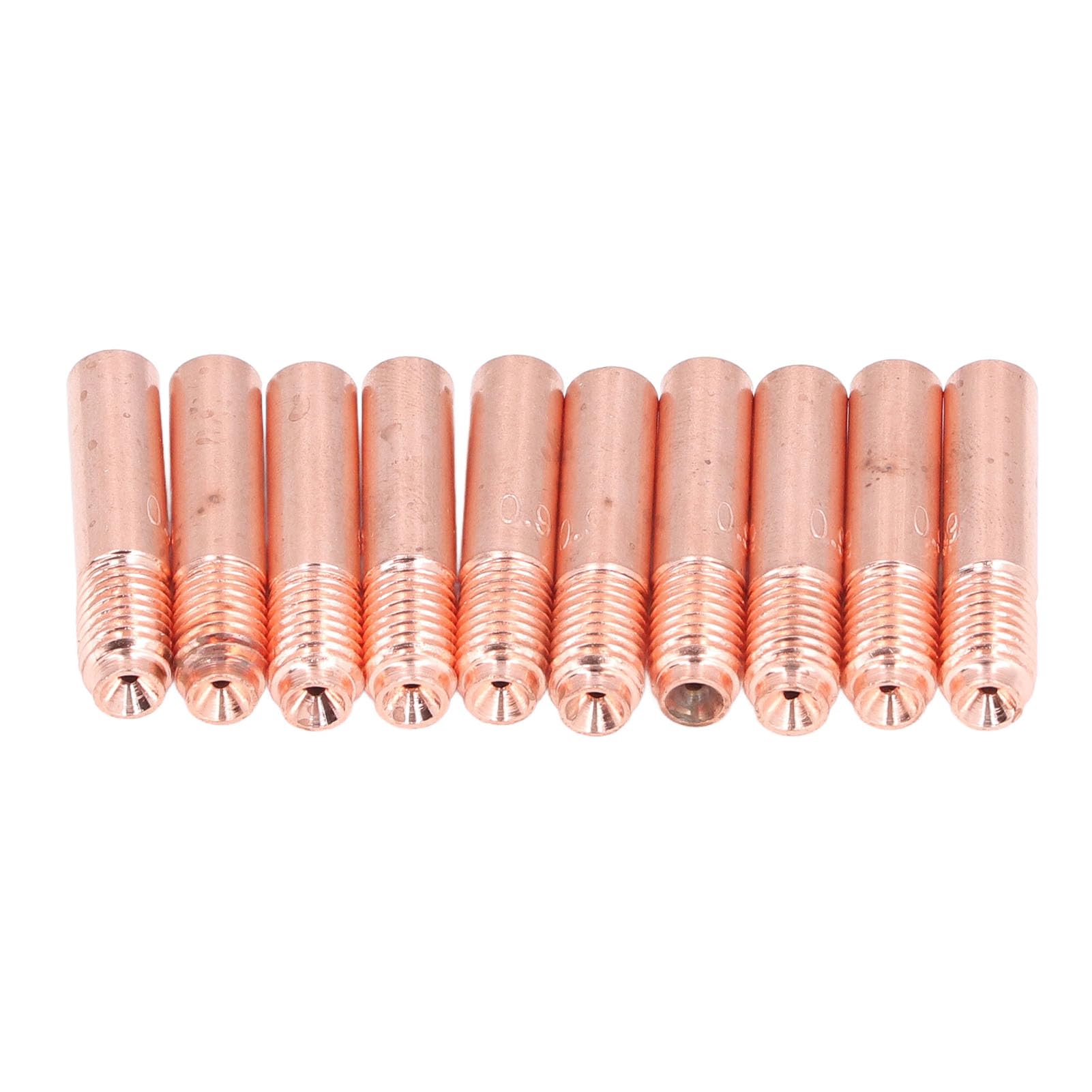 Puntas de contacto MIG 0.035in Walfront de latón pack de 30 piezas para antorchas estándar