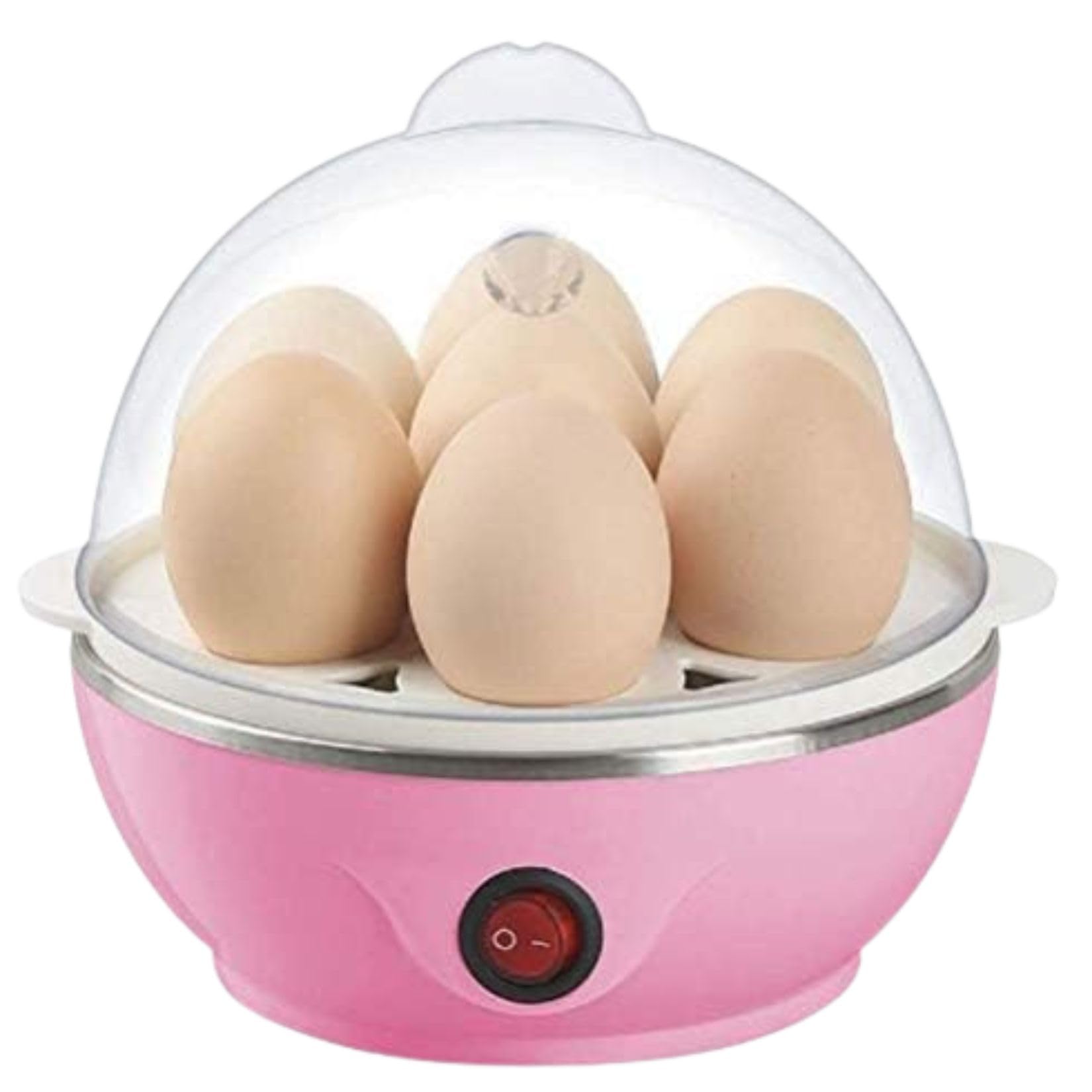 Egg Boiler Electric Automatic Off 7 Egg Poacher Steaming, Cooking, Boiling, Smart Instant Egg Boiler Machine 350W, Multi-Function Egg Cooker (Multicolor)-picture-38
