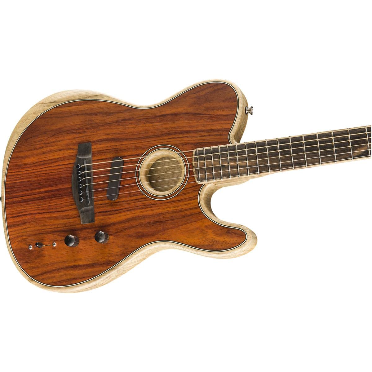 ギター Fender American Acoustasonic Cocobolo Fender】エギゾチックトーンウッドであるココボロを採用したAmerican