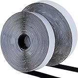 1,Selbstklebend Bänder : 8m Flauschband und 8m Hakenband ,Die Abmessung ist : 8m läng x 20mm Breit ,Industrielles Klettband aus langlebigem Nylon (Polyamid), Rückseitig mit Haftstarkem Spezialklebstoff (Kautschuk) Beschichtet