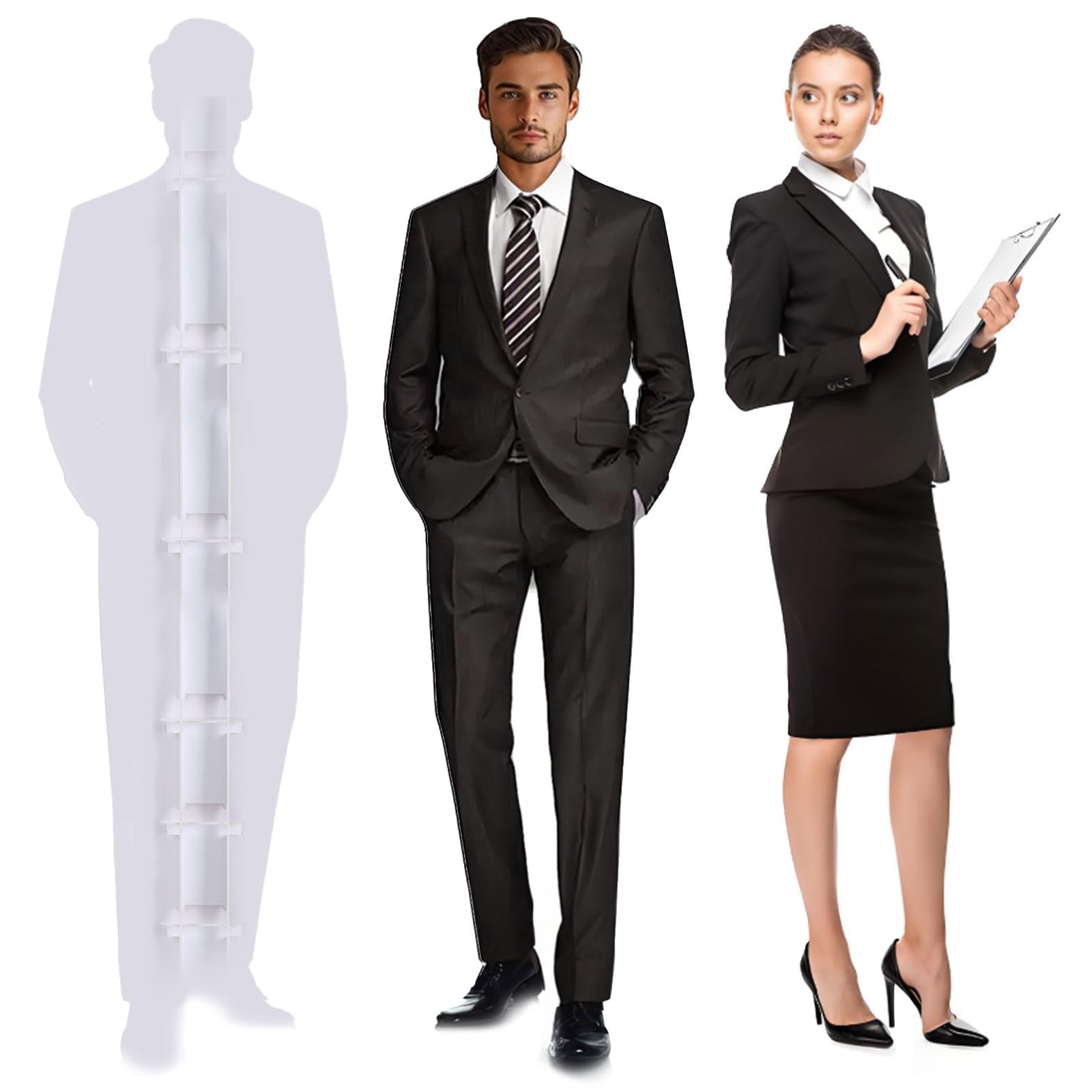 Personalisierte Pappaufsteller – lebensecht und lebensgroß, aus Karton,für Abschlussfeier, Geburtstag, Hochzeit,30-240cm,Wasserdicht (150cm)