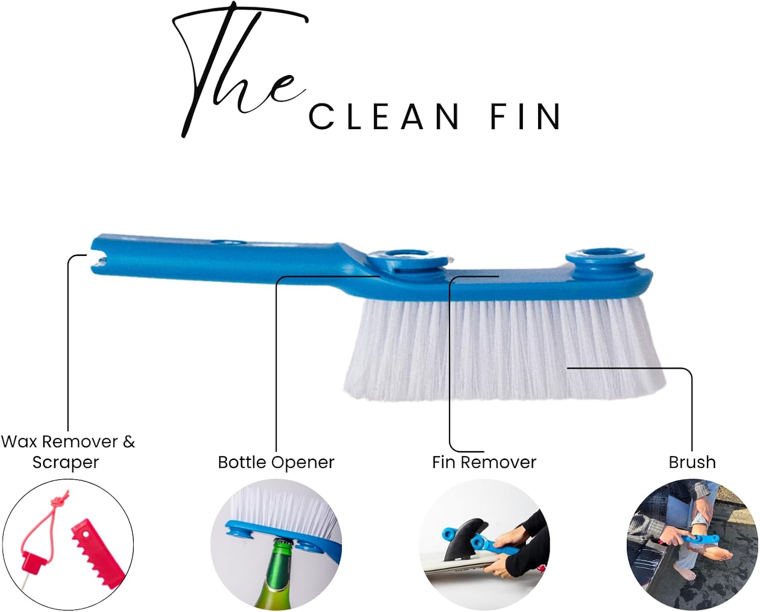 Complete Surfboard Storage & Maintenance Bundle – Includes Spirit Rack 4-Board Freestanding, Sun Rack 4-Board Wall-Mounted, Clean Fin Blue Tool, and Wax Box – Organized Surf Gear Storage for Boards, F