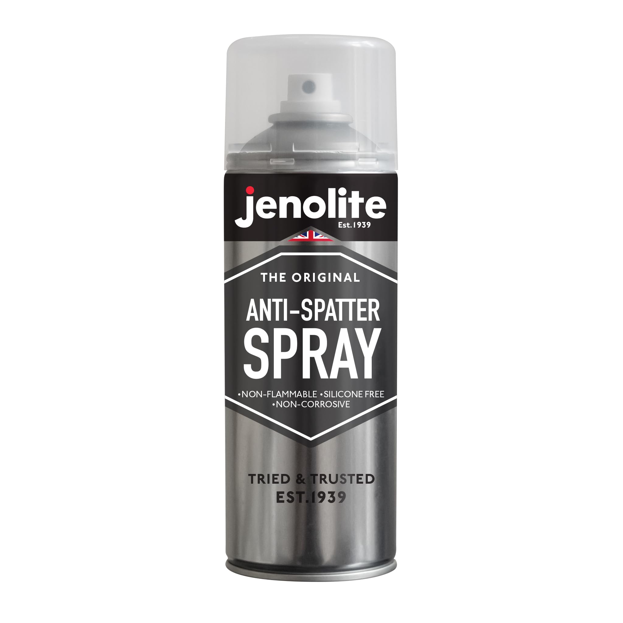 JENOLITE Welders Anti-Spatter Spray Aerosol | Non-Flammable | 500ml | Surface Protection - Prevents Adhesion of Welding Spatter | Silicone Free & Non-Corrosive