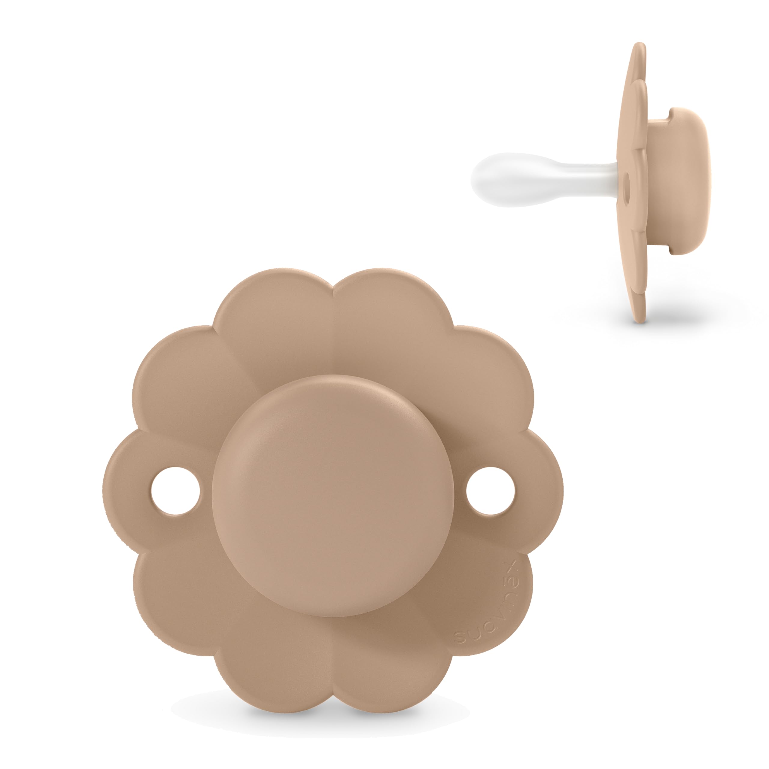 Suavinex, Baby Dummy 0-6 Months, Round Dummy with Symmetrical Teat SX Pro in Silicone, Reversible Teat, Flat and Flexible, Oral Development, Newborn Dummy, Wonder Cork