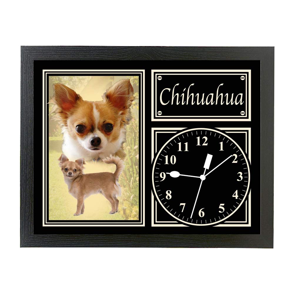 Personalised Gift Products Chihuahua Dog Breed Gift Clock