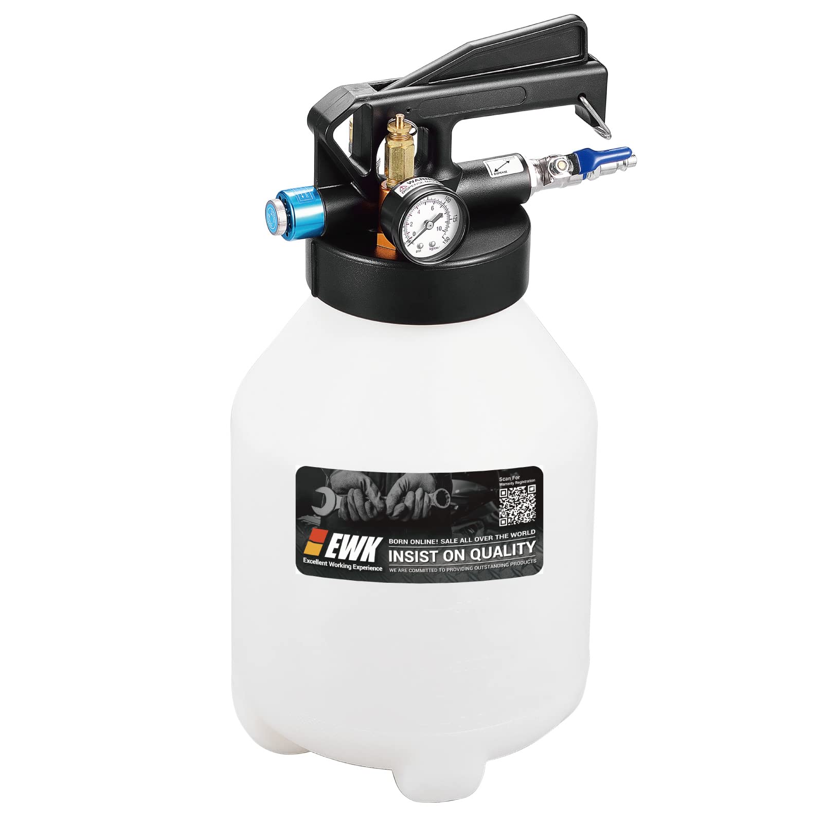 3L Manual Transmission Fluid Pump With Teflon Tape - Hand Operated Oil Transfer Pump For Cars & Trucks