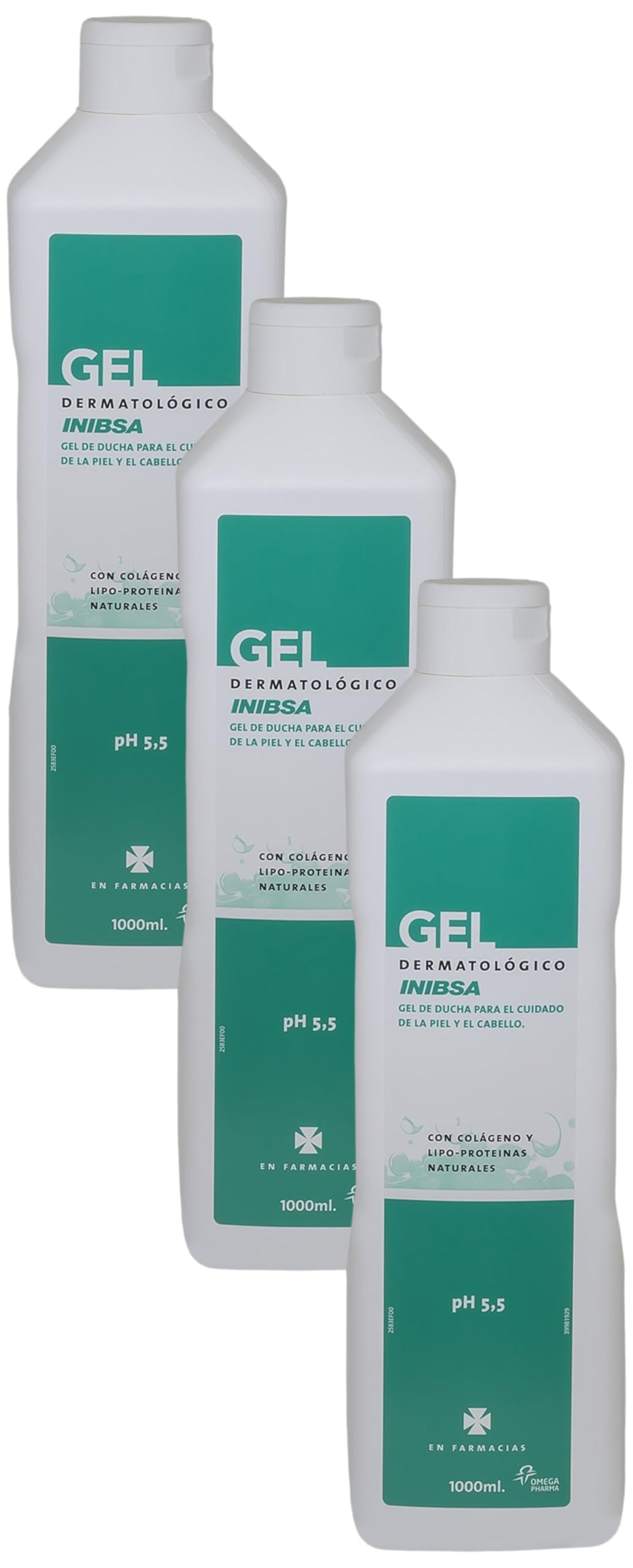 INIBSA Gel de baño dermatológico,Para El Cuidado De La Piel Y El Cabello, Ahorro Pack Dermatológico, 2 L (Paquete de 2 x 1 L) — view 8