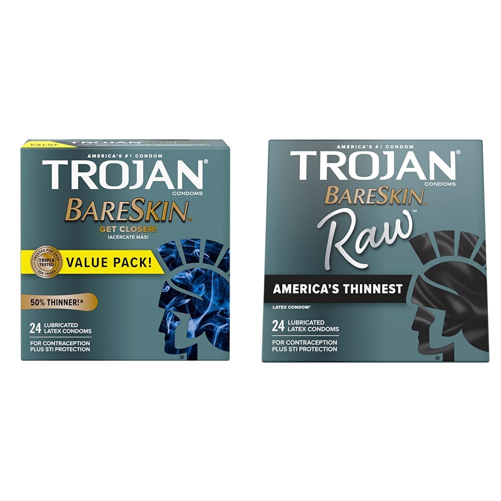 trojan bareskin premium lubricant FSA Eligible Trojan Sensitivity Bareskin Premium Latex Condoms, 10 ct main image 0