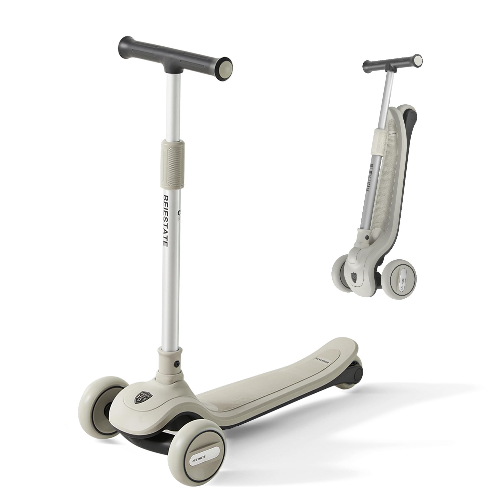 Photo 1 of BEIESTATE 3 Wheel Scooter for Kids 3-18, 2 Riding Modes,4 Heights, Foldable