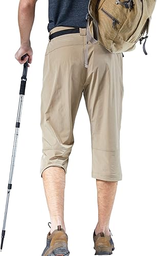 Miniatura 5 de Mr.Stream - Pantalones cortos cortos para hombre, estilo capri de playa 34