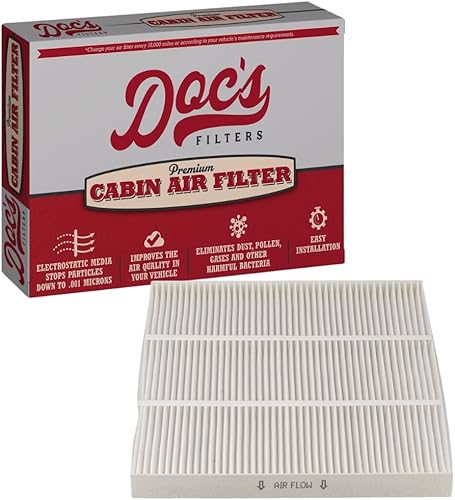 Doc's Filters Filtro de aire de cabina DC3979 Compatible con Ford Fusion 2013-2020, Edge 2015-2023, Lincoln Nautilus 2019-2023