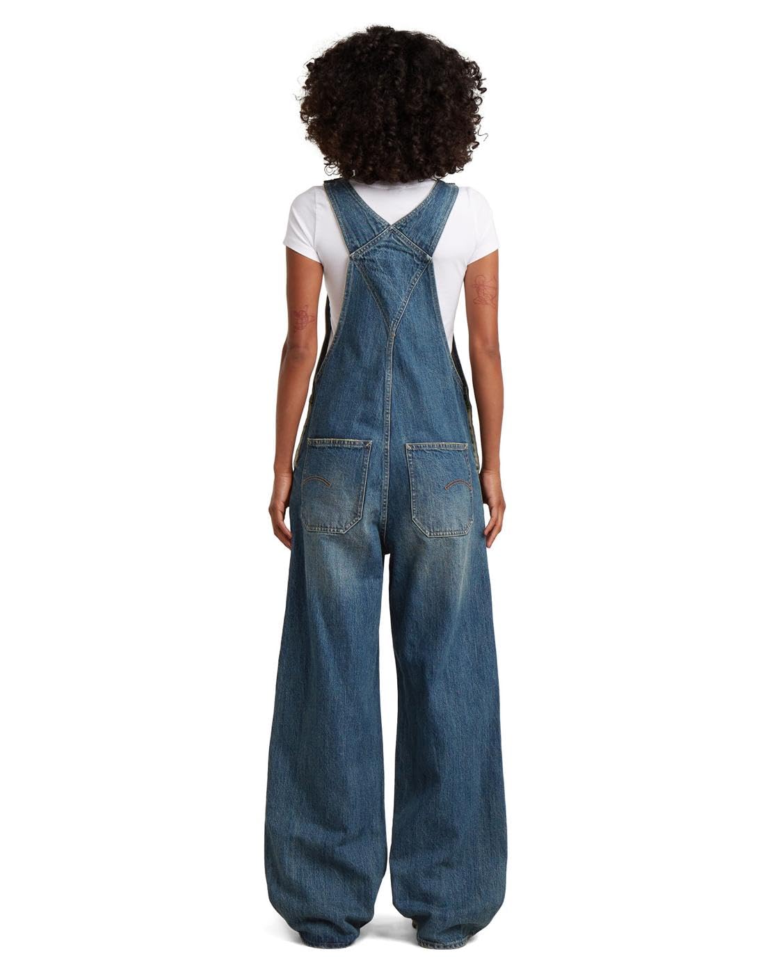 G-STAR Damen Straight Leg Latzhose Jumpsuit (1er Pack)