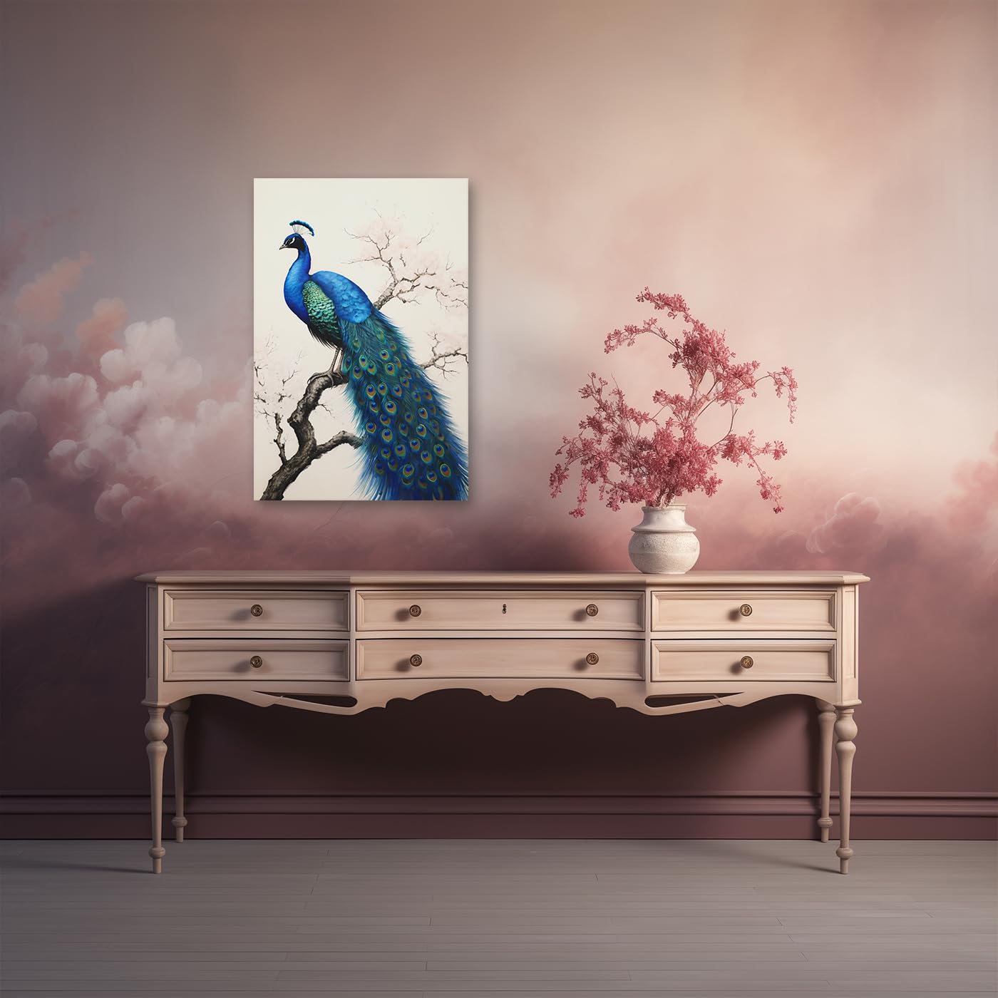 Stampa su tela Foresta Natura Paesaggio Moderno 170x100 cm - 5 pezzi XXL Quadro Decorazione da parete Camera da letto | Leroy Merlin