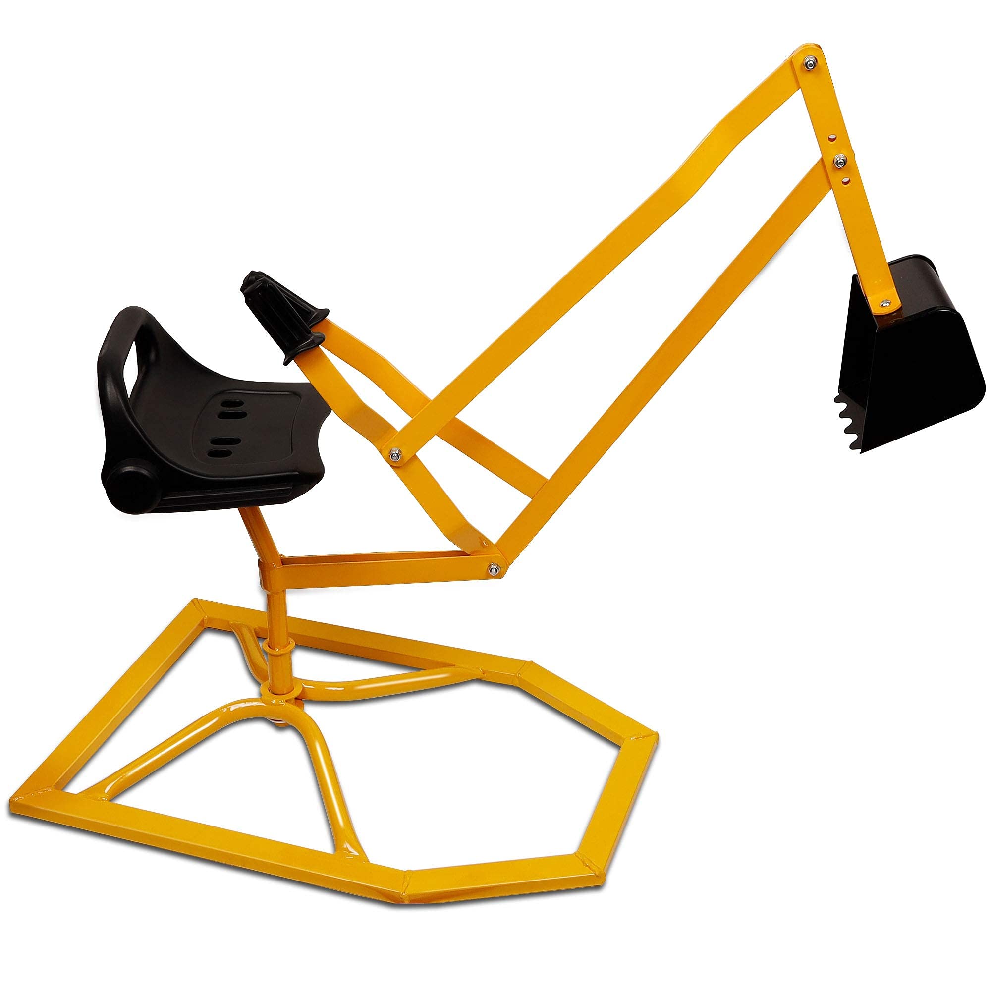 Photo 1 of Glintoper Ride On Sand Digger with Dig Sandbox for Kids, Play Toy Excavator Crane