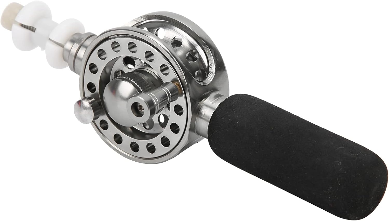 All Metal Fishing Reel Adjustable Ice Fishing Reel Portable Fishing Wheel with Handle Accessory for Fishing