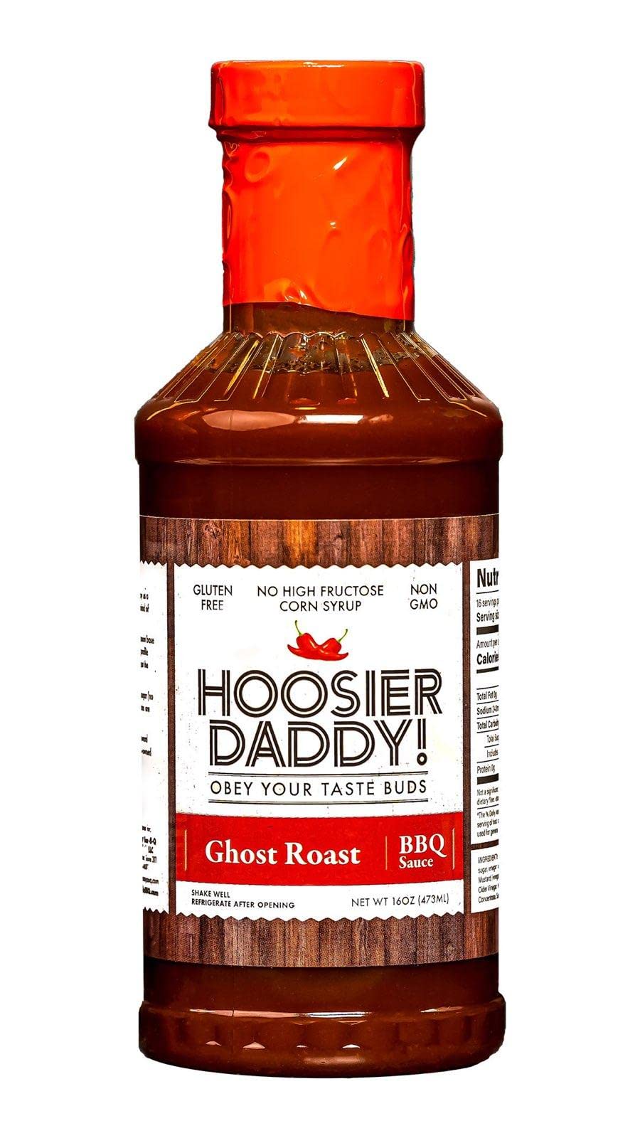 Hoosier Daddy BBQ Sauce Ghost Roast 16oz