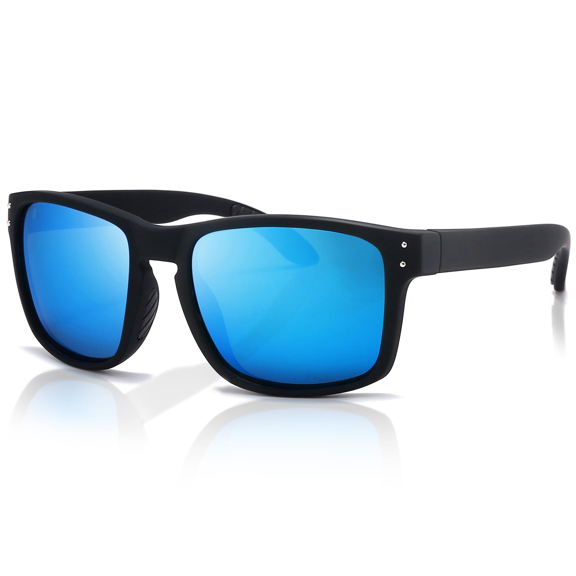 SUNGAIT Square Polarized Sunglasses Men: Sports Driving Fishing Glasses UV400 Protection