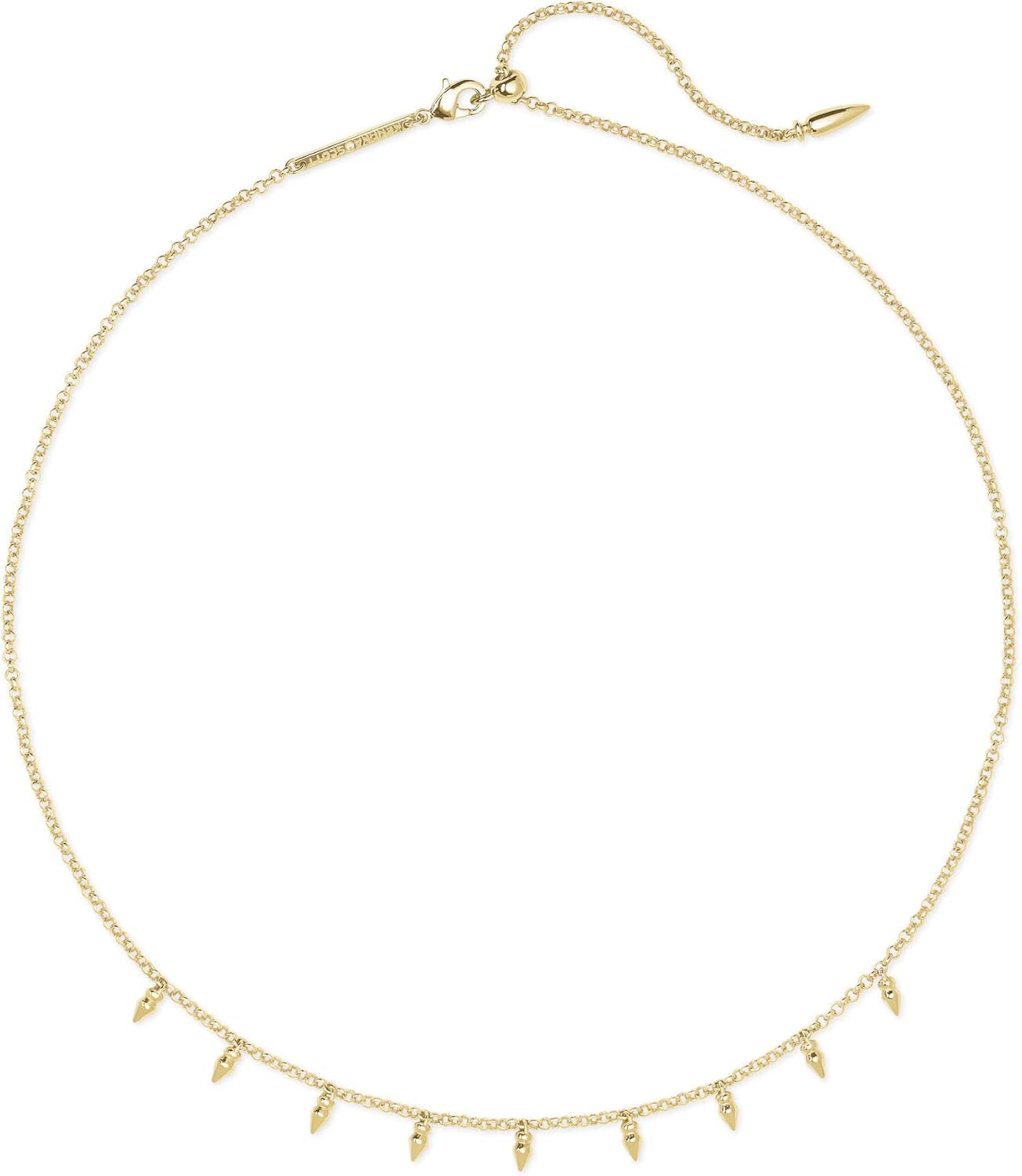 Kendra Scott Addison Adjustable Length Choker Necklace for Women, Fashion Jewelry