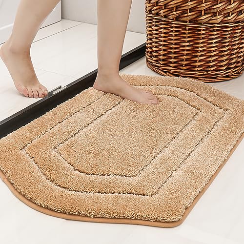 COSY HOMEER Bath Linen Set Rugs 24x36 Beige Polyester