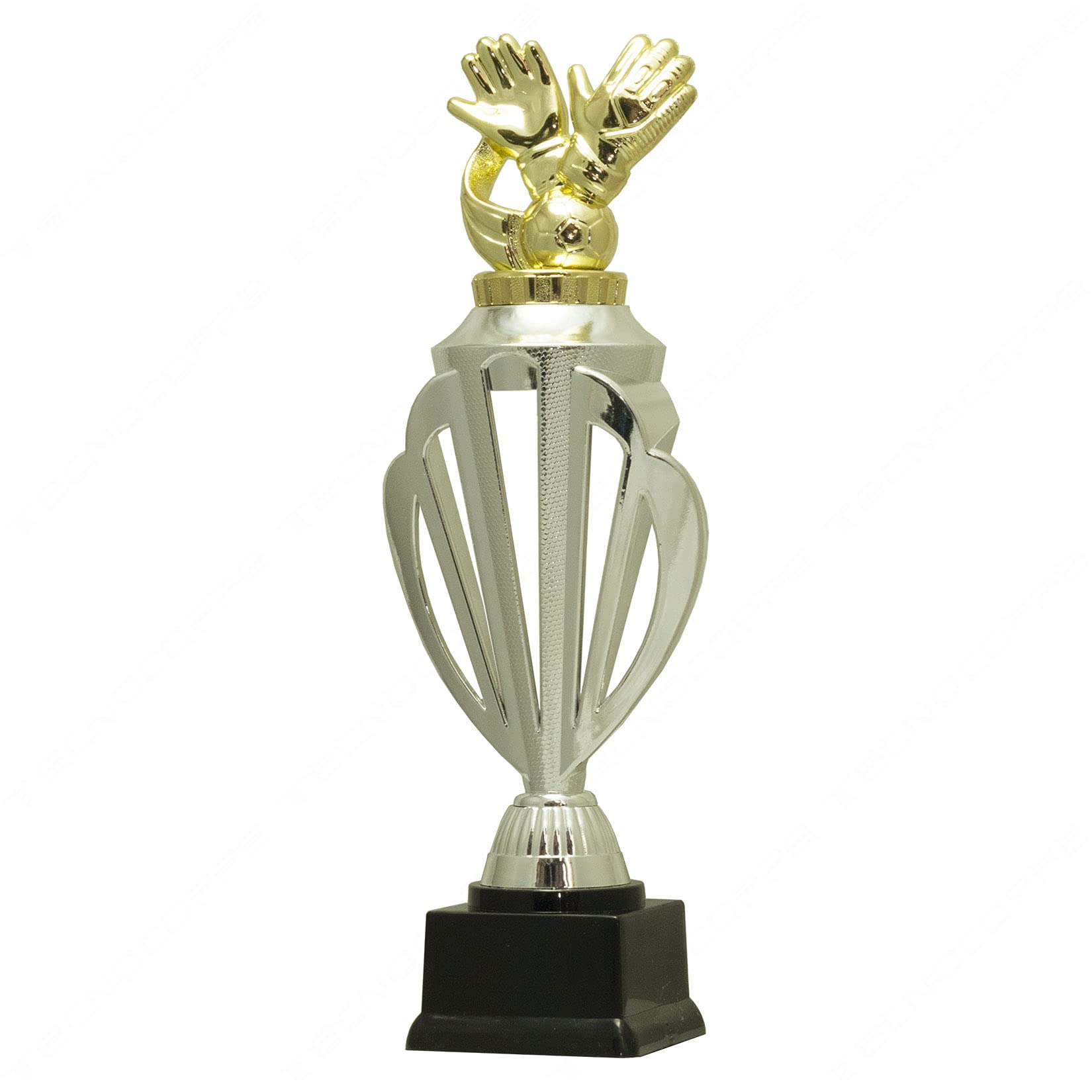 Trofeo Portiere Calcio 13cm - Con Targhetta Personalizzabile Omaggio, Base Marmo Nero - Foto 9