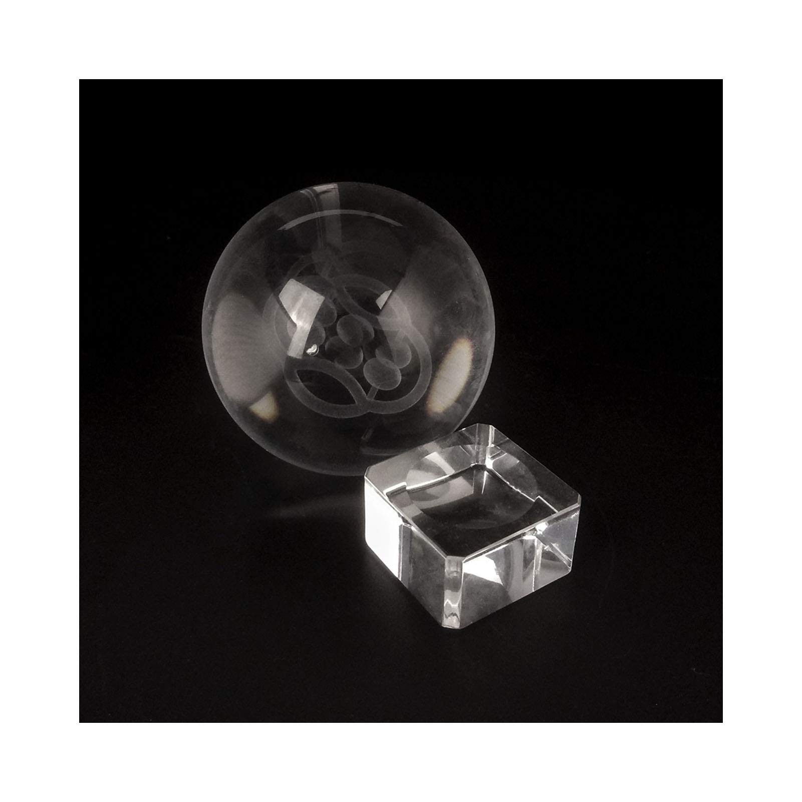 Amazon｜70mm クリスタル ボール クォーツ ガラス 透明 ボール 球体
