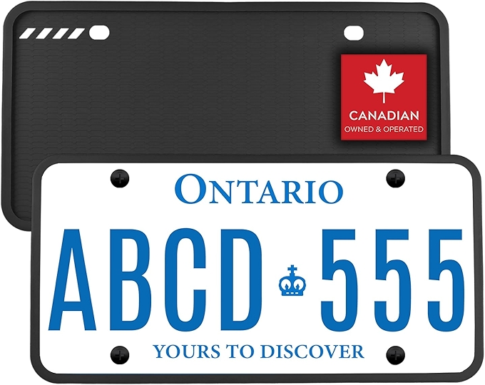 汽车硅胶车牌框防锈防震防天气车牌架