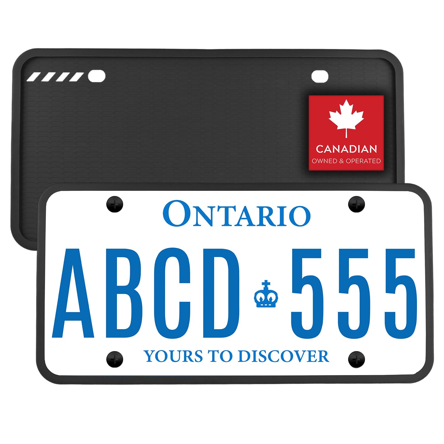 StandardAutoPart Silicone License Plate Frame