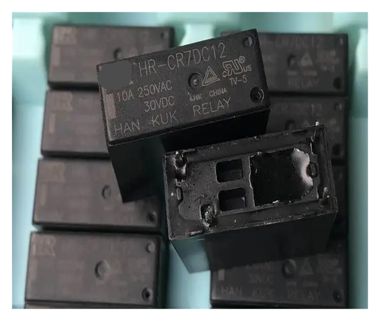SMGLRUEAT 1pc HR-CR7DC12 (36F-1A-12V-10A) Relay 4pins