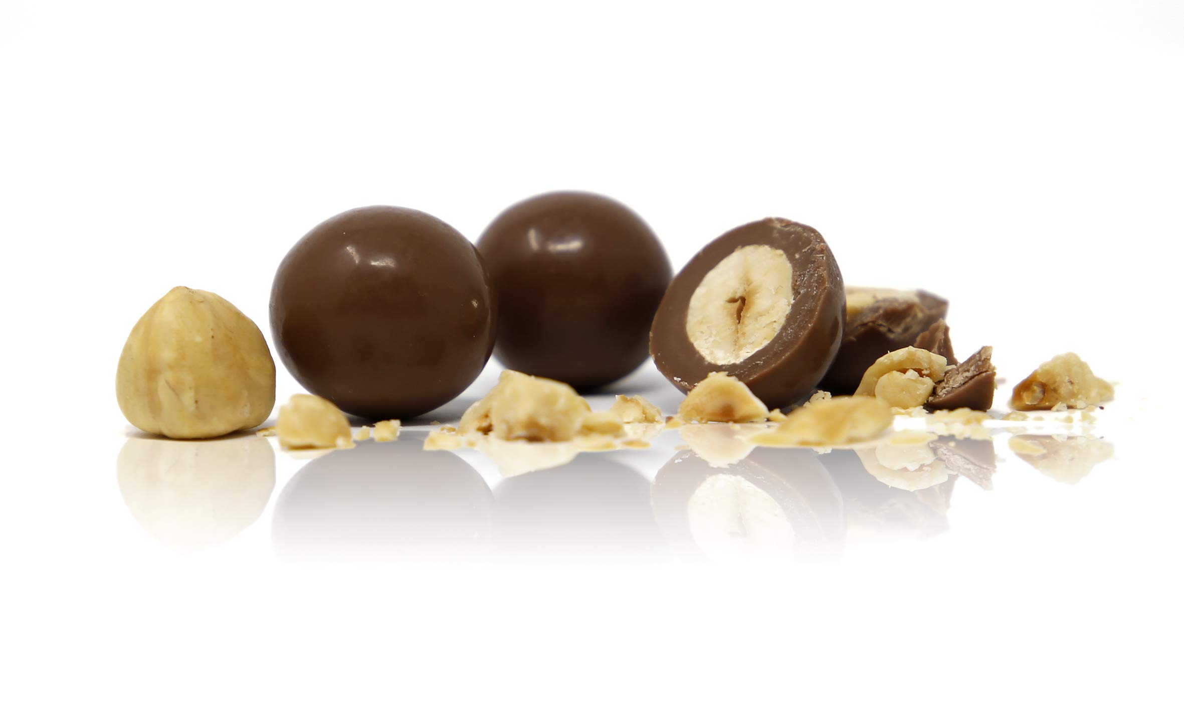 18 Pacchetti di Dragées alla Nocciola, Nocciole Piemonte IGP Ricoperte di Cioccolato al Latte, 40 Grammi (720g)
