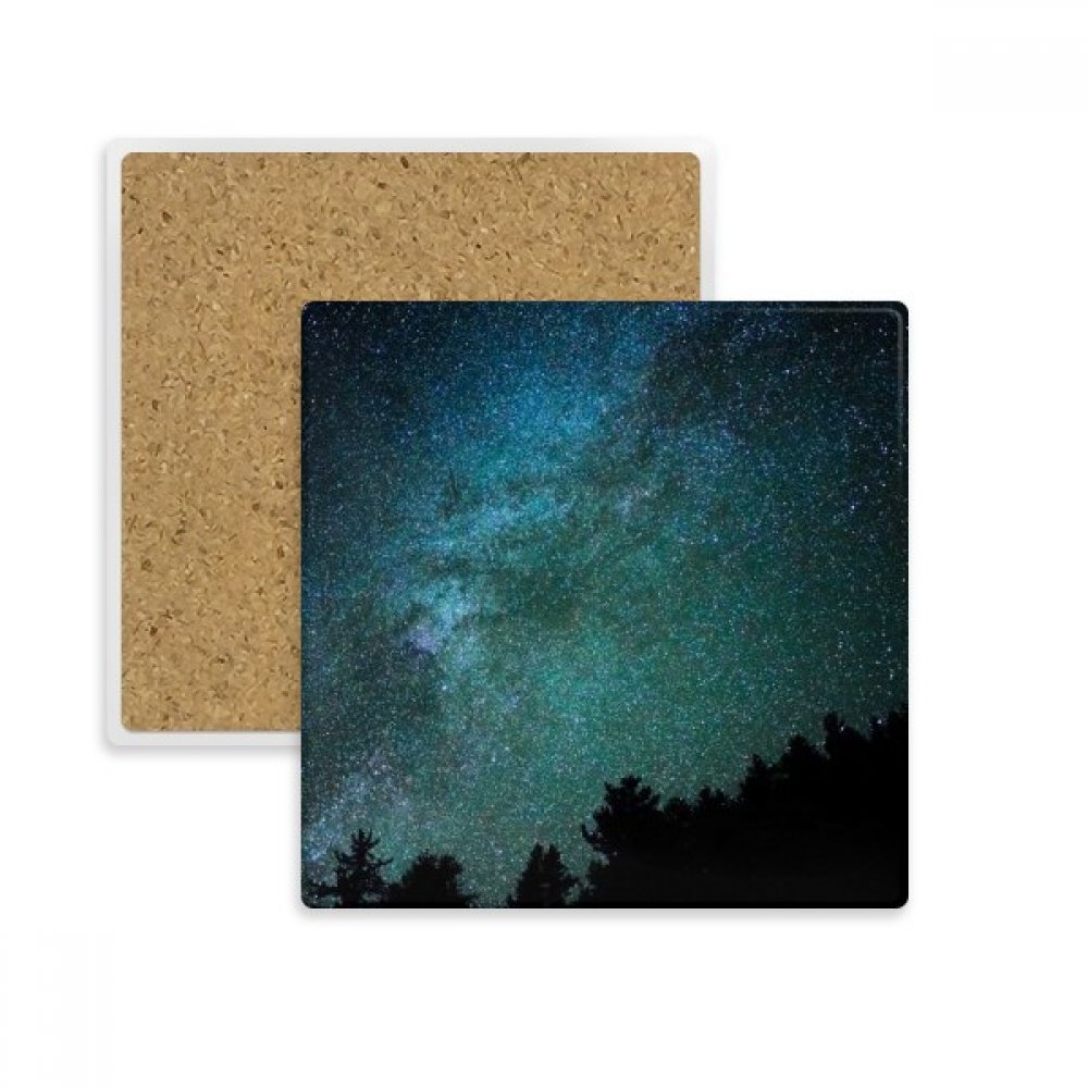 Coaster galaxie nuages en pierre pour un cadeau de boisson original