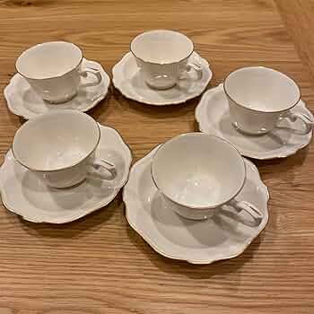 里帰り品　カップ＆ソーサー 極美品 ノリタケ コンテンポラリー カップ&ソーサー 5客セット