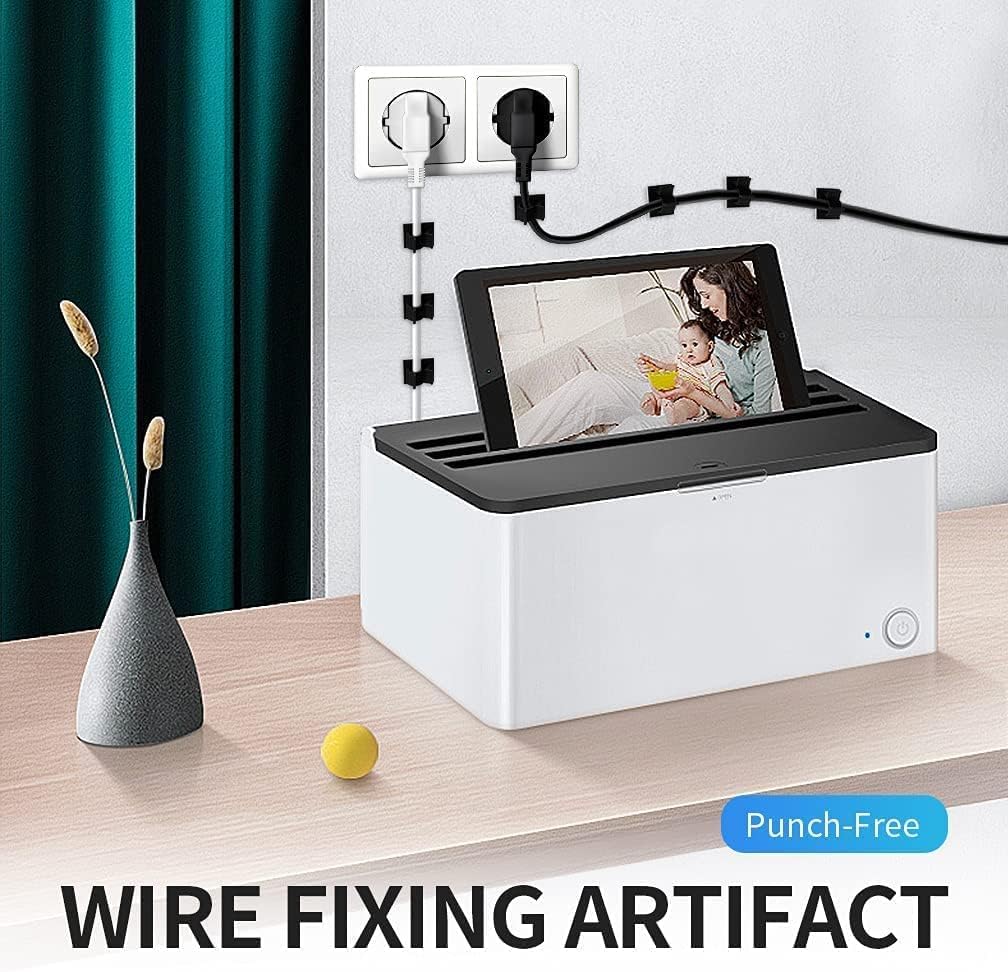 Amazon.co.jp: ケーブルクリップ 30個入り コードクリップ コード収納