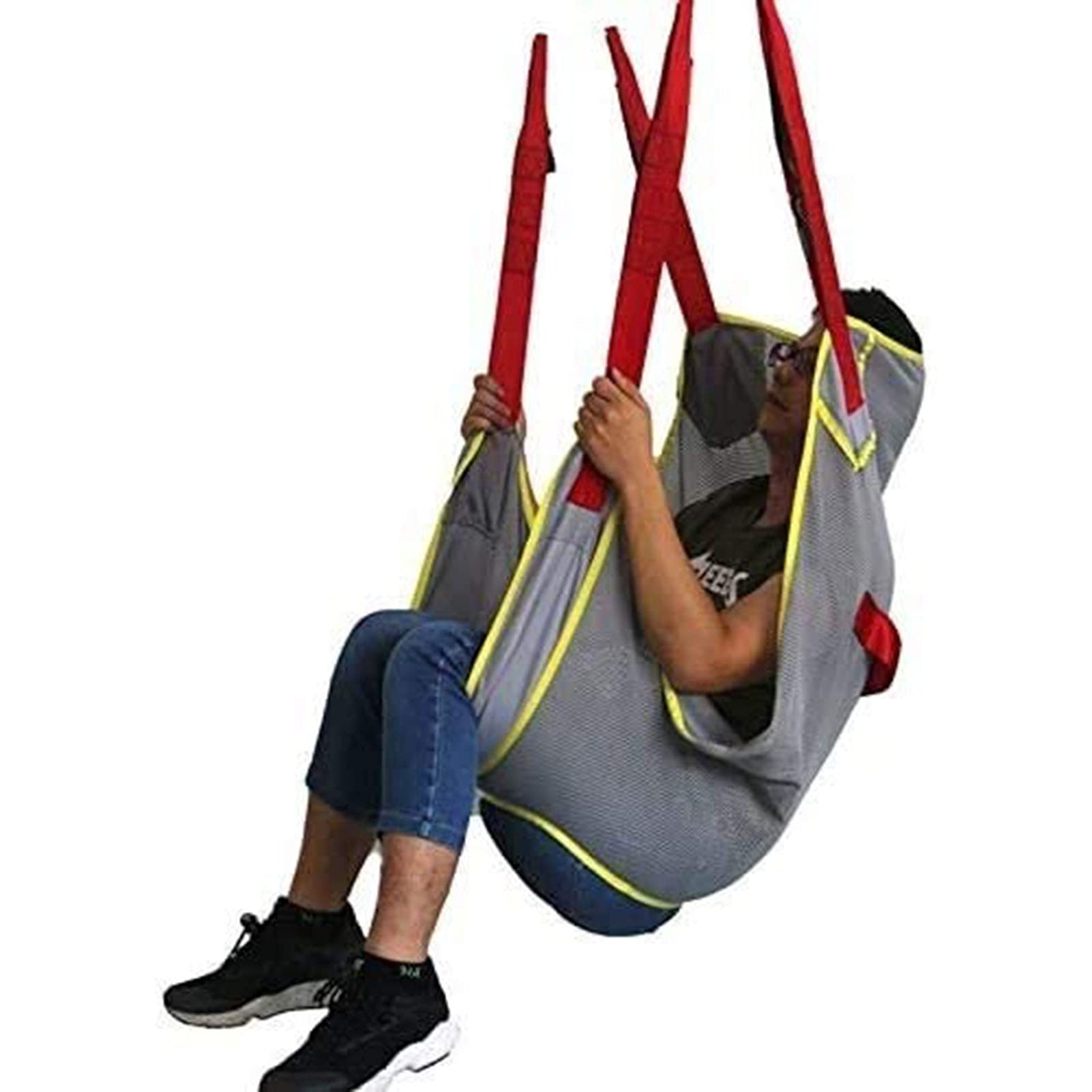 Arnés De Elevación De Cuerpo Completo, Confeccionado Con Tela De Malla Transpirable For Una Fácil Colocación Y Extracción Adecuado For Personas Mayores O Discapacitadas