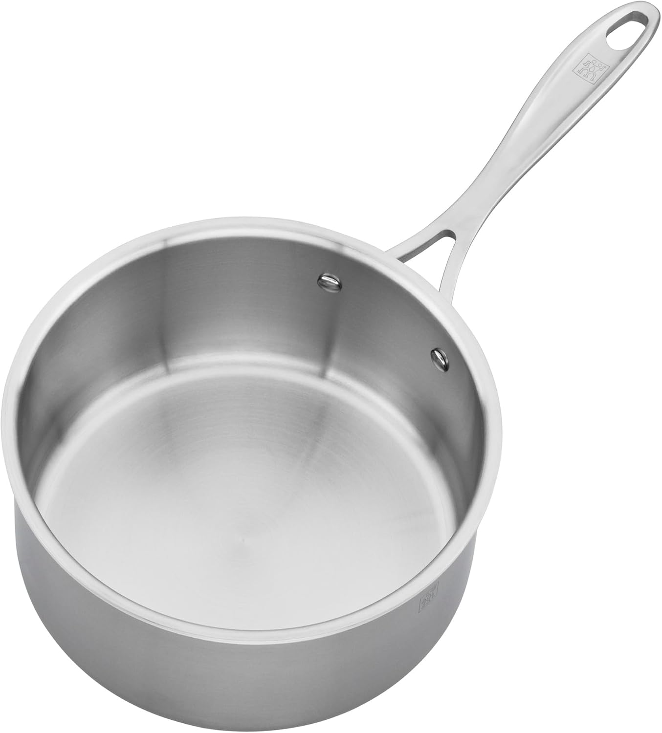3-Quart Stainless Steel Ceramic Nonstick Saute Pan with Glass Lid