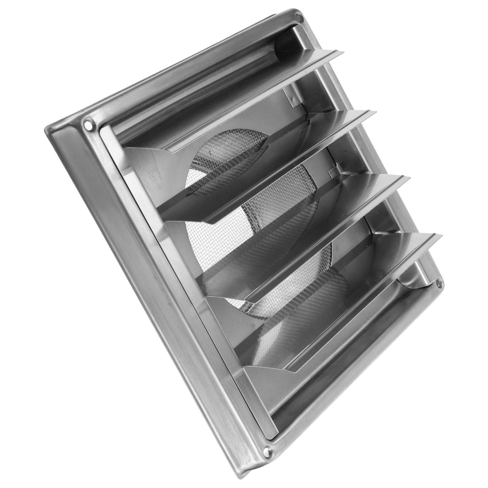 de Ventilación para Pared Exterior Inoxidable Rejilla Cuadrada para de Aire Diseño Práctico y Fácil Instalación Adecuada para Ventilación y Baños
