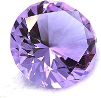 Vista 9 de Pisapapeles de diamantes de cristal grabados personalizados (turquesa)