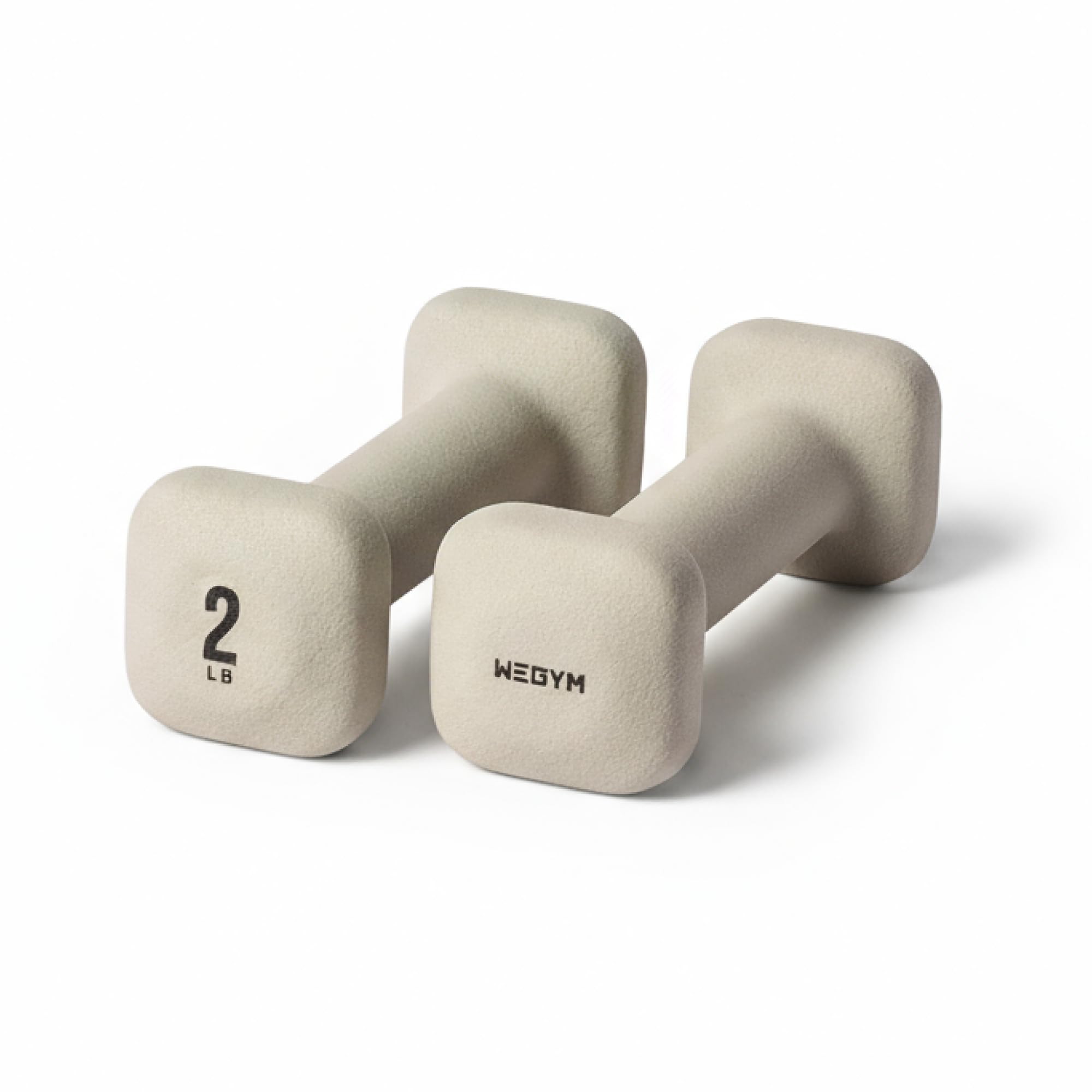 WeGym SafeGrip Dumbbells, Anti-Slip, Anti-Roll, Thick Handles, Free Weights, Square Dumbbells for Secure Workouts at Home, Weightlifting, and Personal Training