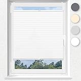 📏【 Bestellbreite - richtig messen】: Messen Sie das Fensterscheibe und hinzufügen Sie bei der Breite jeder Seite ca. 1cm als gewünschter Überstand, um ein Lichteinfall am Rand zu verhindern. Achten Sie hierbei auf den Fenstergriff, damit dieser nicht bei der Bewegung des Rollos stört. Ein Beispiel: Bei 73 cm benötigter Glasbreite ist erforderliche Bestellbreite 75 cm. Sollte die Länge nicht erhältlich sein, nächst höhere Länge bestellen.