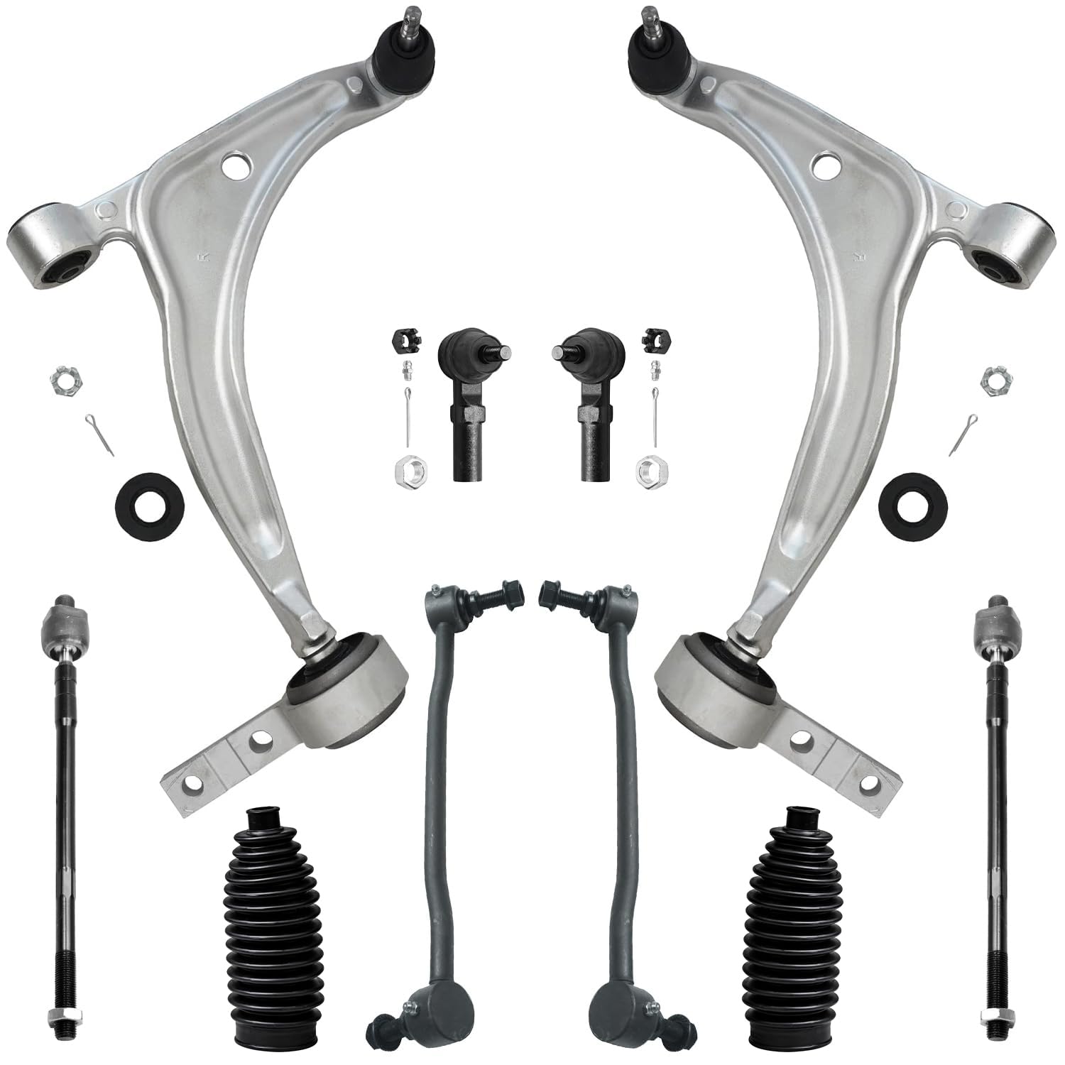 Detroit Axle - Front End 10pc Suspension Kit for 2002-2006 Nissan Altima