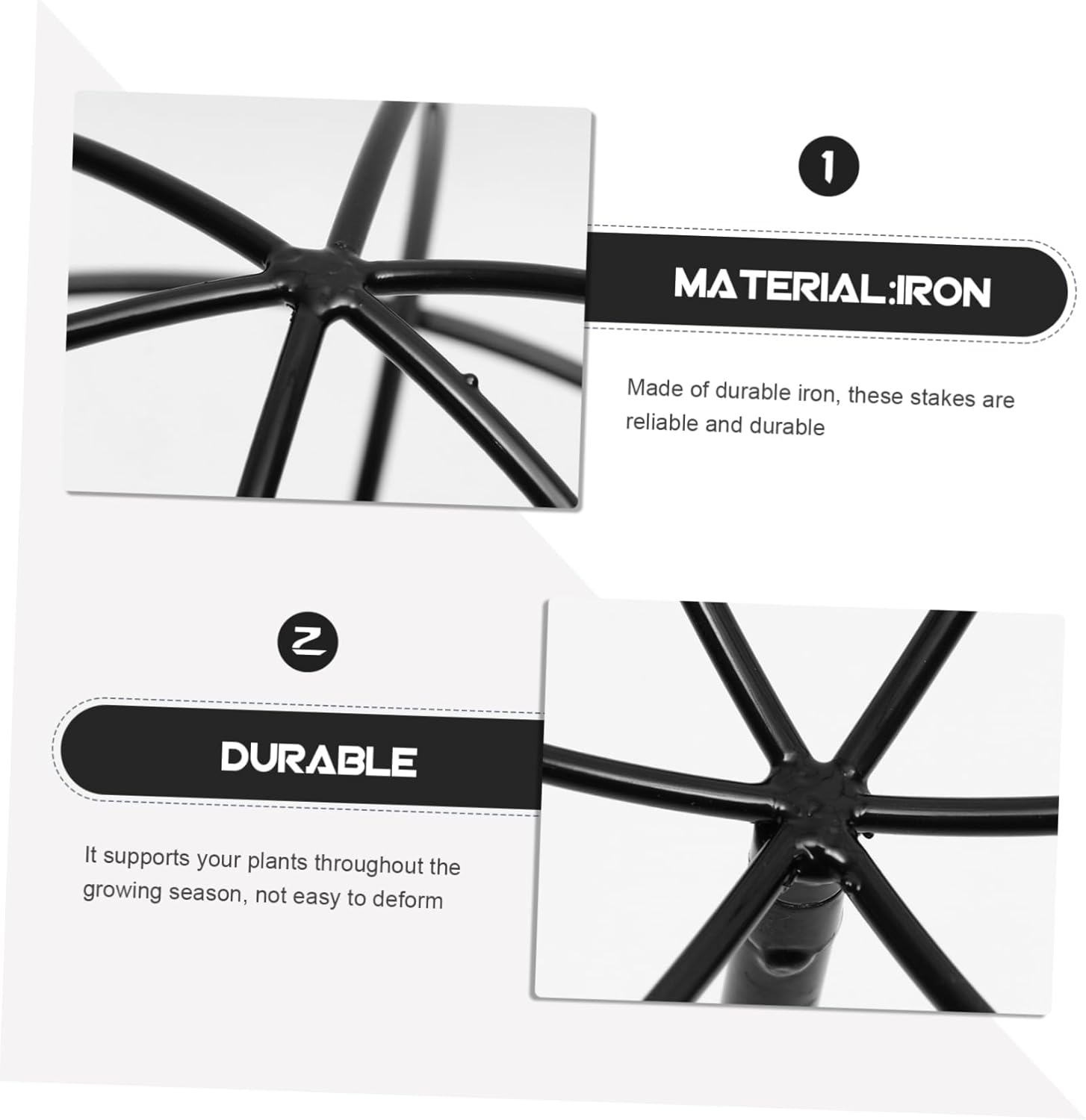 Garden Plant Vine Climbing Rack Versatile Flower Support Trellis for Tomatoes Peppers and Climbing Plants Height for