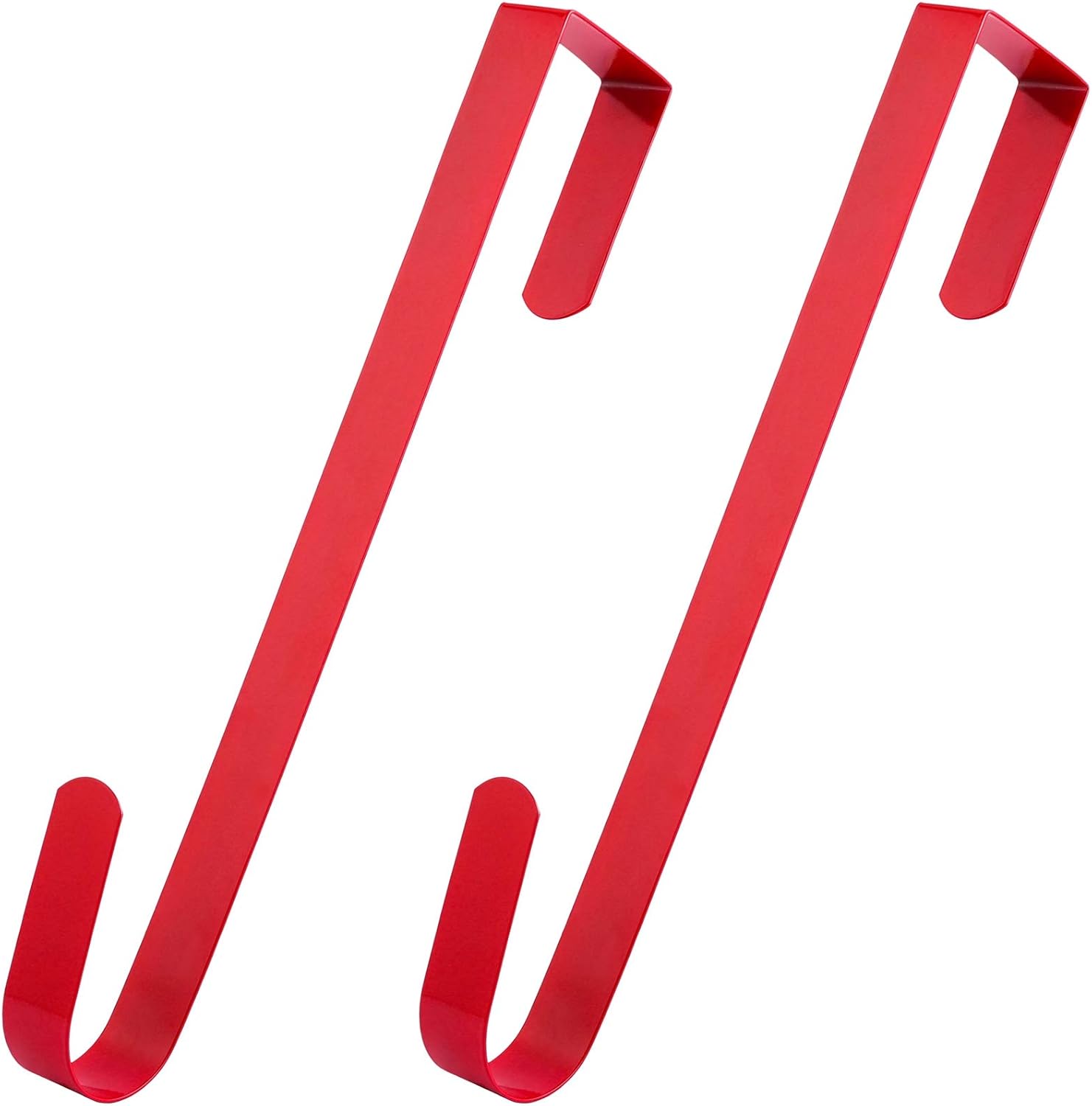 Cooraby 2 Pack Metal Christmas Wreath Door Hanger Christmas Over The