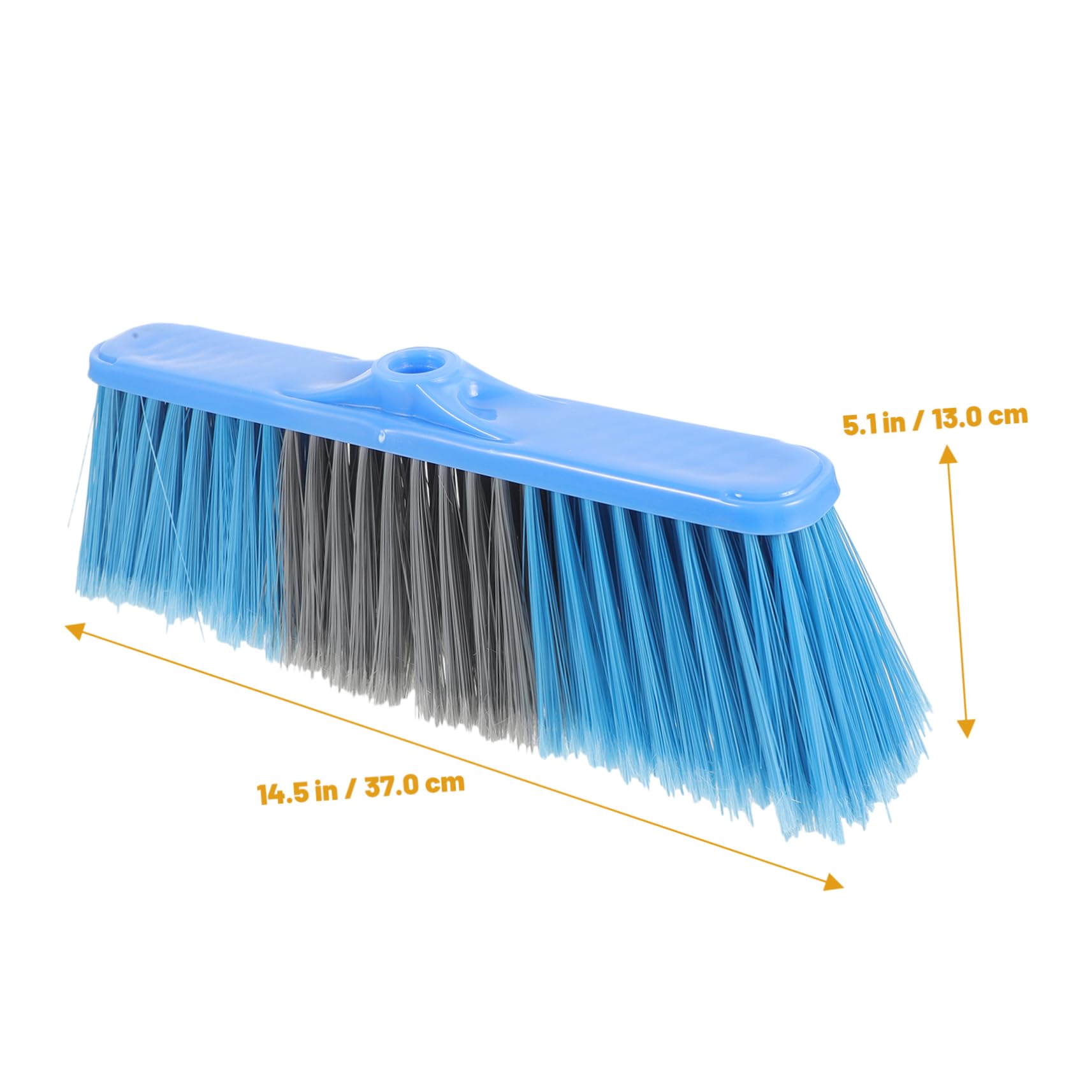 BUTIFULSIC Broom Head Replacement for Sweeper Indoor Floor Cleaning Broom Part Bristles Brush