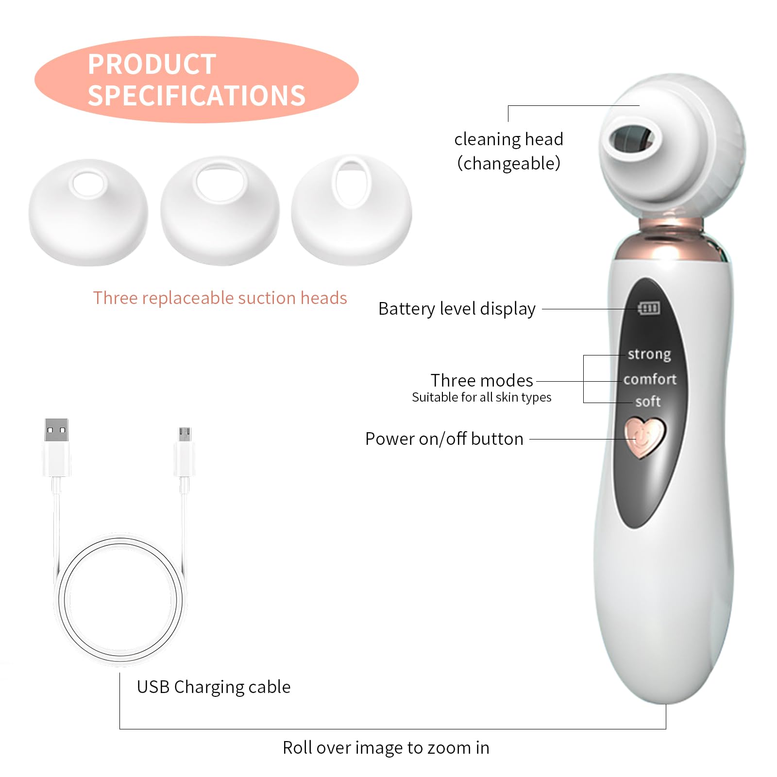 Amazon.com: 2025 Blackhead Remover Pore Vacuum, Visual